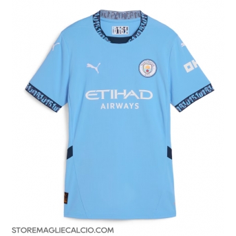 Manchester City Maglia Gara Casa Repliche 2025-26 Donna
